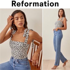 Reformation Ellora Top | Ocelot | Size 8